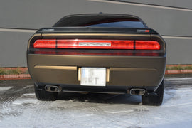 Splitter posteriore centrale DODGE CHALLENGER MK3. PHASE-I SRT8 COUPE (senza barre verticali)