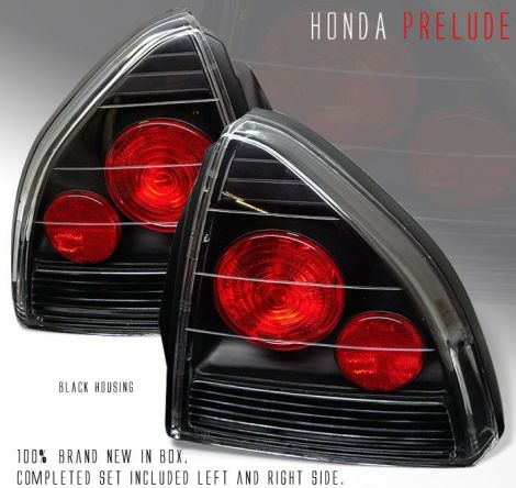 Honda Prelude BB 92-96 Fanali Posteriori Neri G3