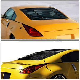 Louvers Lunotto Posteriore Nera in Plastica ABS Nissan 350Z