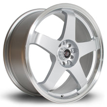 Load image into Gallery viewer, Cerchio in Lega Rota GTR 18x8 5x114.3 ET48 Silver Polished Lip