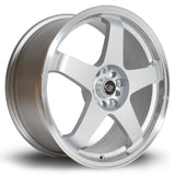 Cerchio in Lega Rota GTR 18x8 5x114.3 ET48 Silver Polished Lip