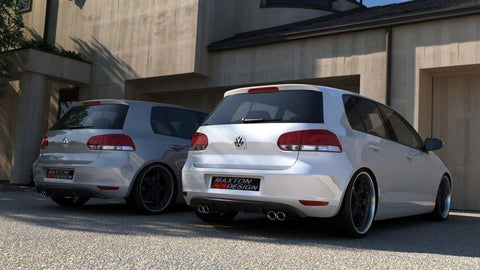 Alettone - Spoiler Volkswagen Golf MK6 3/5 Porte GTI/R20 Look RZ Nero lucido