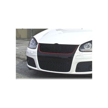Carica l&#39;immagine nel visualizzatore di Gallery, Griglia Anteriore senza Logo Nera - Rossa in Plastica ABS Volkswagen Golf MK5