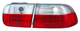 Honda Civic EG 92-95 3 Porte Hatchback Fanali Posteriori Rossi/Trasparenti G4 LED