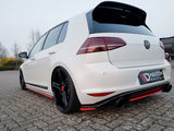 Splitter Laterali Posteriori VW GOLF Mk7 GTI CLUBSPORT