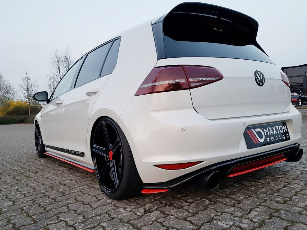 Splitter posteriore centrale VW GOLF Mk7 GTI CLUBSPORT