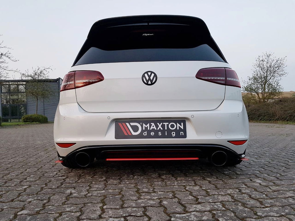 Splitter posteriore centrale VW GOLF Mk7 GTI CLUBSPORT