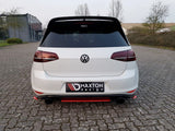 Splitter posteriore centrale VW GOLF Mk7 GTI CLUBSPORT