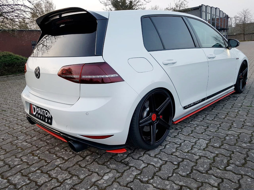 Splitter posteriore centrale VW GOLF Mk7 GTI CLUBSPORT