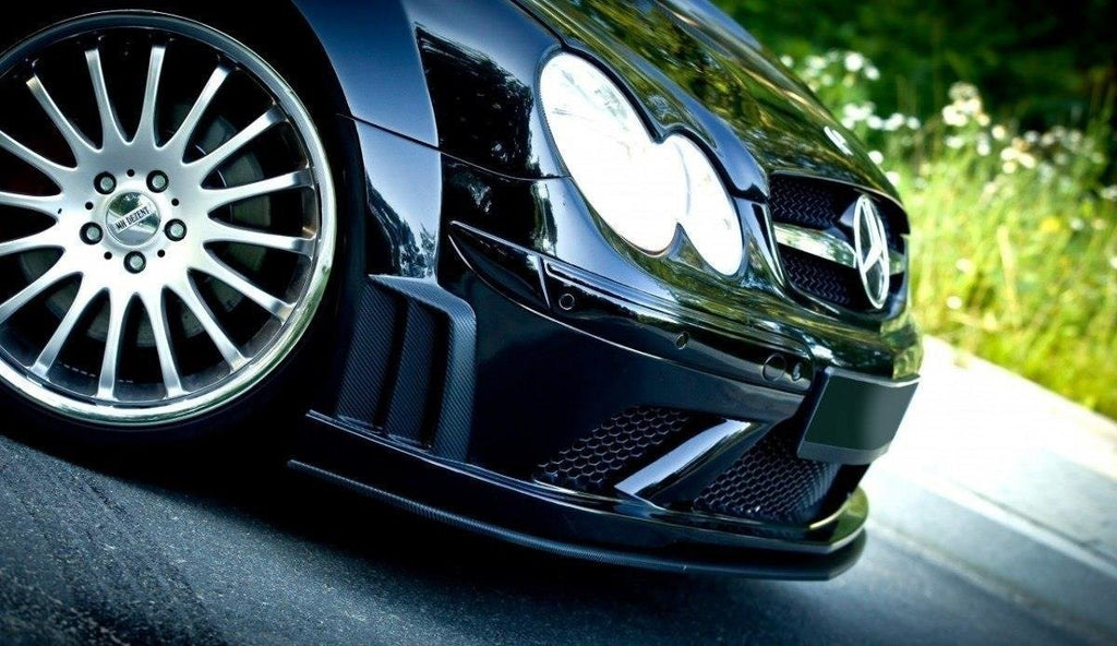 Lip Anteriore MERCEDES CLK W209 BLACK (SL BLACK serie LOOK)