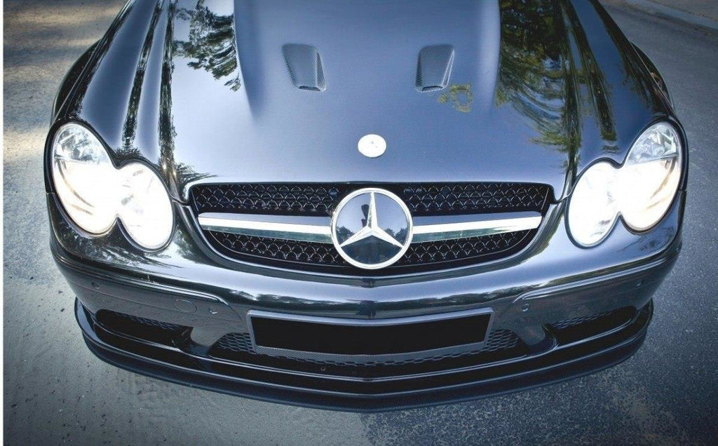 Lip Anteriore MERCEDES CLK W209 BLACK (SL BLACK serie LOOK)