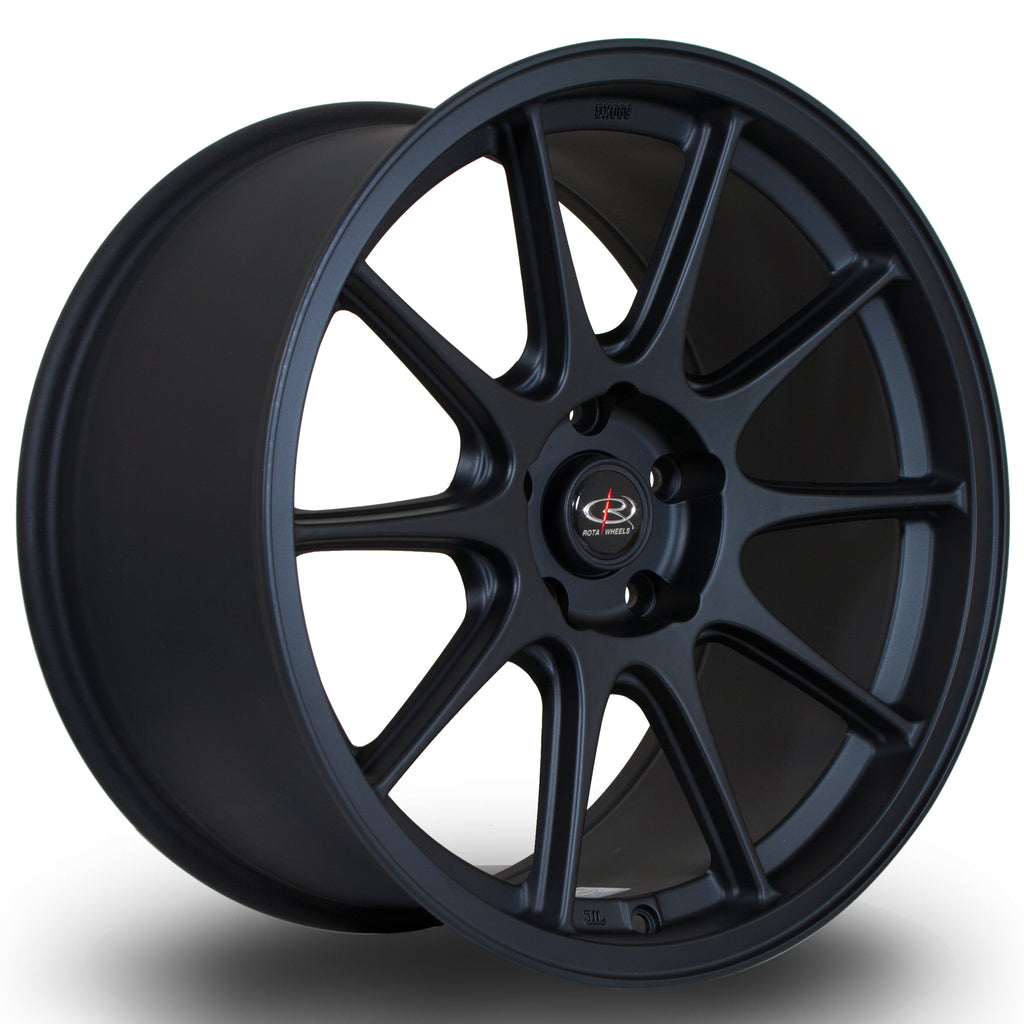 Cerchio in Lega Rota Strike 18x9.5 5x114.3 ET38 Flat Black