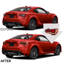 Carica l&#39;immagine nel visualizzatore di Gallery, VLAND Fari Posteriori a Led Toyota 86/Subaru BRZ/Scion FR-S 2012-2020  Nuova Versione Rossa