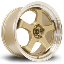 Load image into Gallery viewer, Cerchio in Lega Rota D2EX 18x9.5 5x100 ET38 Gold Polished Lip