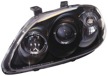 Carica l&#39;immagine nel visualizzatore di Gallery, Honda Civic EK EJ 96-98 Fari Anteriori Angel Eye Neri Sonar