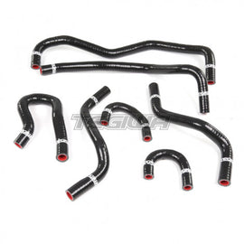 KIT TUBI ACQUA IN SILICONE TEGIWA 7PC HONDA INTEGRA TYPE R DC2 B18C B18C6 BLU / ROSSI / NERI