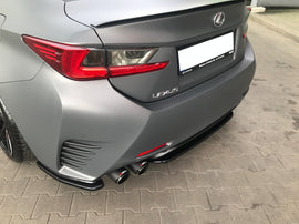 Splitter posteriore centrale (senza barre verticali) Lexus Rc