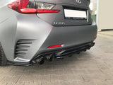 Splitter posteriore centrale (con barre verticali) Lexus Rc