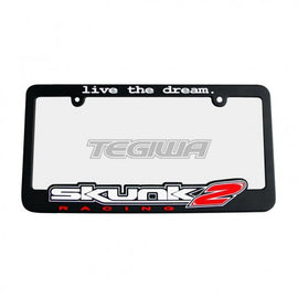 SKUNK2 LIVE THE DREAM LICENSE PLATE FRAME