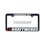 KRAFTWERKS POWERED BY US LICENCE PLATE FRAME