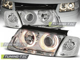 Fari Anteriori ANGEL EYES CHROME per VW PASSAT B5 3B 11.96-08.00