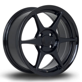 Cerchio in Lega Rota TFS4 15x7 4x100 ET38 Gloss Black