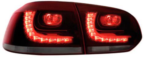 VW Golf MK6 Fanali Posteriori a LED Rossi/Smoke (R-Look)