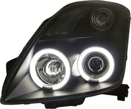 Suzuki Swift 05-11 Set Fari Anteriori Neri w/ CCFL