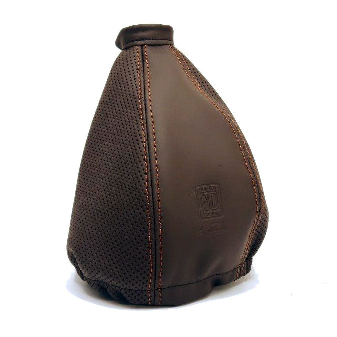 Nardi Cuffia cambio in Pelle Traforata Marrone