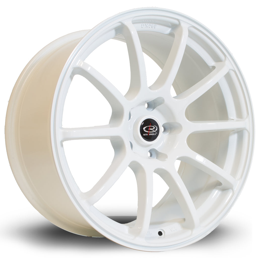 Cerchio in Lega Rota Force 18x9 5x100 ET35 White