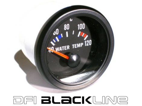 DFI Blackline Universal Manometro da 52mm - Temperatura Acqua (Celc)