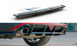 Splitter posteriore centrale (con barre verticali) Hyundai I30 N Mk3 Fastback