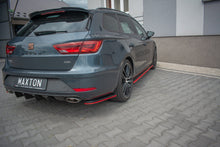 Carica l&#39;immagine nel visualizzatore di Gallery, Splitter Laterali Posteriori V.4 Seat Leon Cupra Mk3 FL Sportstourer