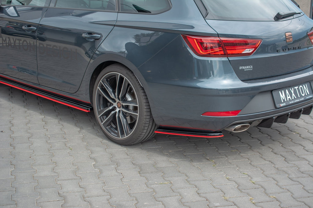 Splitter Laterali Posteriori V.4 Seat Leon Cupra Mk3 FL Sportstourer