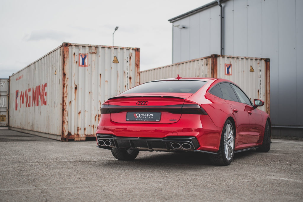 Diffusore posteriore + finali di scarico Audi A7 C8 S-Line