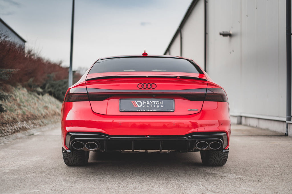 Diffusore posteriore + finali di scarico Audi A7 C8 S-Line