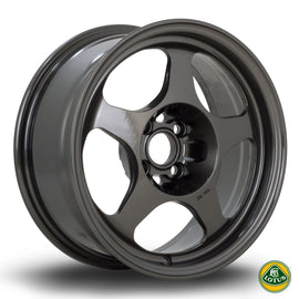 Cerchio in Lega Rota Slipstream 15x6.5 4x95.25 ET7 Gunmetal