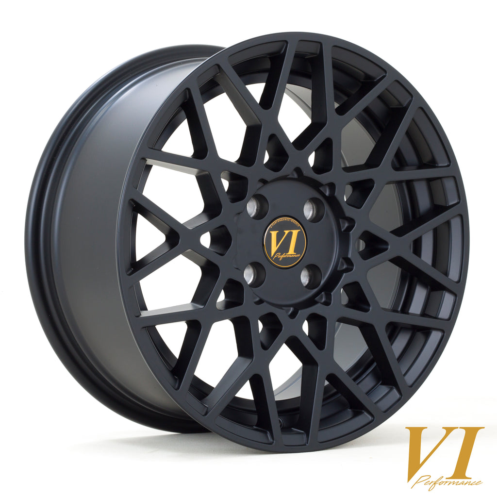 Cerchio in Lega Rota Mesh 17x8 4x108 ET35 Flat Black