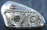 Hyundai Tucson 04+ Fari Anteriori Angel Eye Chrome V1