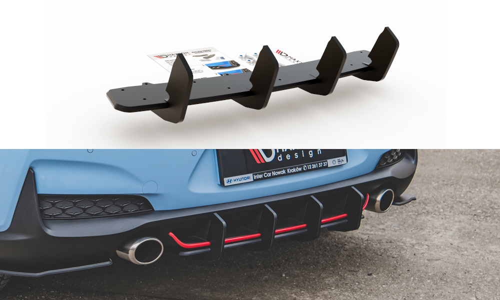 Diffusore posteriore Racing Durability V.2 Hyundai I30 N Mk3 Hatchback