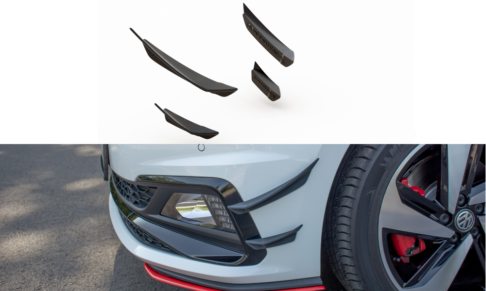 Paraurti Anteriore Wings (Canards) VW Polo GTI Mk 6