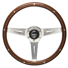Load image into Gallery viewer, Sparco Sanremo Volate 40 mm Piatto Wood Raggi in alluminio