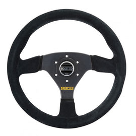 Sparco R383 Volate 39 mm Piatto Camoscio nero Raggi neri
