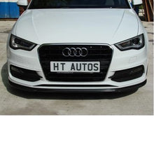 Carica l&#39;immagine nel visualizzatore di Gallery, Splitter per spoiler a Lip anteriore Audi A3 / S3 S-Line 2013-2015 8V