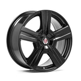 Cerchio in Lega AXE EX6 18x8 ET45 4x108 SATIN BLACK