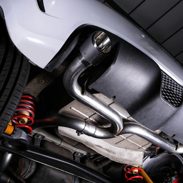 Sistema di Scarico Catback con Finali Carbon Fiat 500 Abarth 1.4 08+