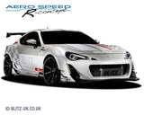 Blitz Aero Speed ​​Toyota GT86 & Subaru BRZ Widened Side Panels Kit no Spats