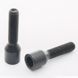 Set da 20 Bulloni Lunghi Neri 12x1,25 + Chiave - em-power.it