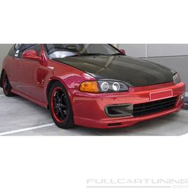 Aerodynamics Front Air Duct Black Polyurethane Honda Civic EG