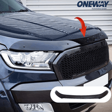 Carica l&#39;immagine nel visualizzatore di Gallery, FORD Ranger T7-T8 Protezione del cofano Nero Lucido